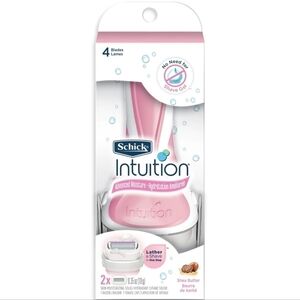 New Schick Intuition Razor Advanced Moisture Lather & Shave Razor